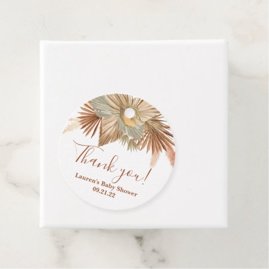 Pampas Grass Dusche Geschenkanhänger (Beispiel)