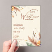 Pampas Grass Eine kleine Wildblume Kindermädchendu Acryleinladungen (Insitu (Handheld))