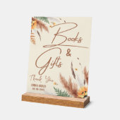 Pampas Grass Eine kleine Wildblume Kindermädchendu Acrylschild (Winkel)