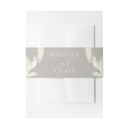 Pampas Grass Einladungsbanderole