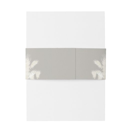 Pampas Grass Einladungsbanderole (Rückseitenbeispiel)