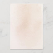 Pampas Grass Elegante weiche Pastellfarben Details Begleitkarte (Rückseite)