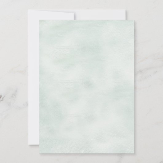 Pampas Grass Eucalyptus Greenery Boho Wedding Einladung (Rückseite)