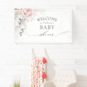 Pampas Grass Floral Baby / Brautparty Banner (Insitu)