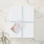 Pampas Grass Floral Bohemisch Baby Dusche Geschenkanhänger (Mit Garn)