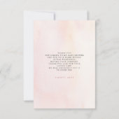 Pampas Grass Floral Boho Baby Dusche Vielen Dank Dankeskarte (Rückseite)