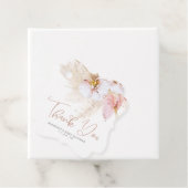 Pampas Grass Floral Boho Baby Dusche Vielen Dank Geschenkanhänger (Beispiel)