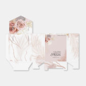 Pampas Grass Floral Chic Brautparty Geschenkschachtel (Ungefaltet)