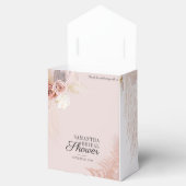 Pampas Grass Floral Chic Brautparty Geschenkschachtel (Geöffnet)