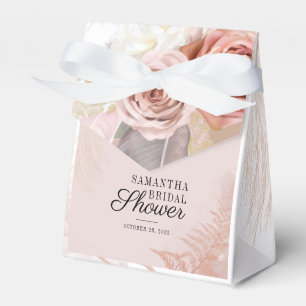 Pampas Grass Floral Chic Brautparty Geschenkschachtel
