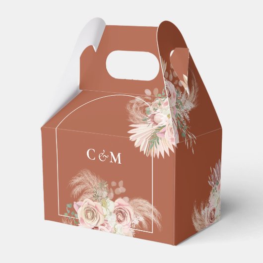 Pampas Grass Floral Geschenkschachtel (Rückseite)