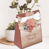 Pampas Grass Floral Terracotta Boho Chic Wedding Geschenkschachtel