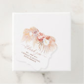 Pampas Grass Floral Terracotta Wedding Vielen Dank Geschenkanhänger (Beispiel)