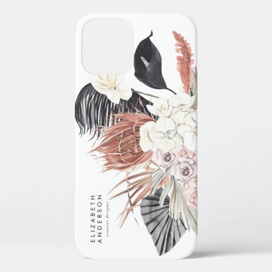 Pampas Grass Floral Tropischer Dschungel Case-Mate iPhone Hülle (Rückseite)