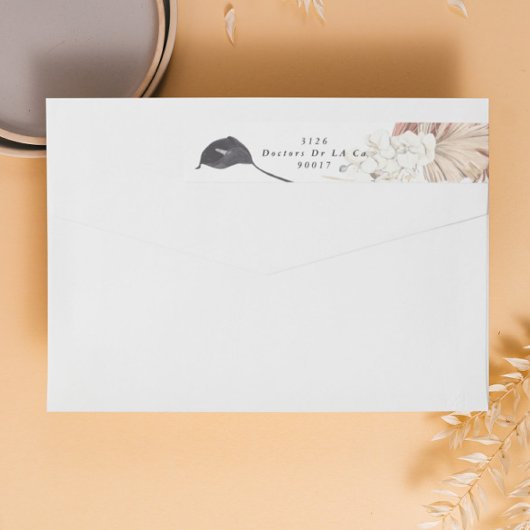 Pampas Grass Floral Tropischer Dschungel Save the