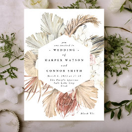 Pampas Grass Floral Tropischer Jungle Einladung