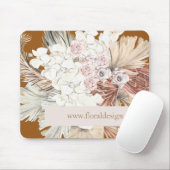 Pampas Grass Floral Tropischer Jungle Mousepad (Mit Mouse)