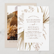 Pampas Grass Foto Bohemisch Boho Wedding