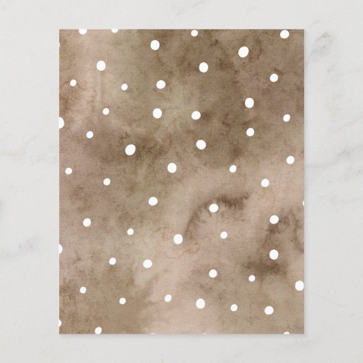 Pampas Grass Gender Reveal Baby Predictions Game (Rückseite)