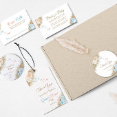 Pampas Grass Gender Reveal Party Er oder sie Button