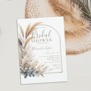 Pampas Grass Getrocknete Blume Boho Arch Brautpart Einladung