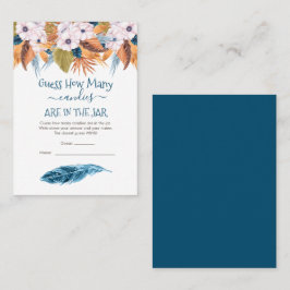 Pampas Grass Guess Candies im Jar Game Visitenkarte