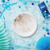 Pampas Grass Hello Baby Shower Boho Pappteller (Party)