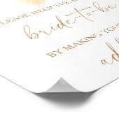 Pampas Grass - Hilfe für die geschäftige Brautadre Poster (Ecke)