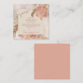 Pampas Grass Hydrangea Blooms | Kanadier im Jar Begleitkarte (Vorne/Hinten)