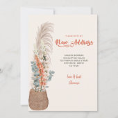 Pampas Grass in Wicker Korbbewegung Ankündigung (Vorderseite)