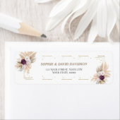 Pampas Grass Lila Flora Rücksendeadresse (Insitu)