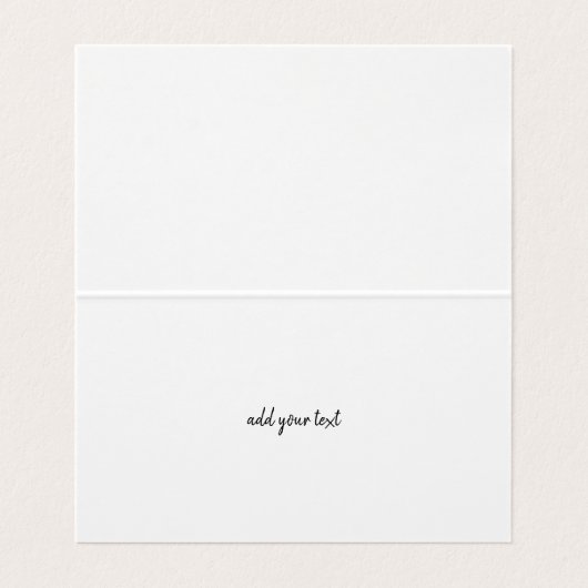 Pampas Grass Luxury Rose Gold Visitenkarten (Innenseite Aufgefaltet)