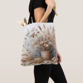 Pampas Grass Modern Boho Floral für Herbst & Herbs Tasche (Von Nahem)