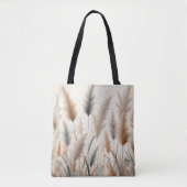 Pampas Grass Modern Boho Floral für Herbst & Herbs Tasche (Vorderseite)