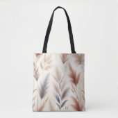 Pampas Grass Modern Boho Floral für Herbst & Herbs Tasche (Vorderseite)