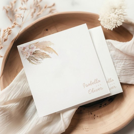 Pampas Grass Napkins Serviette