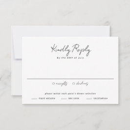 Pampas Grass Neutrale Wüste Landschaft Boho Weddin RSVP Karte