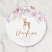 Pampas grass oh ire Babydusche Gefälligkeitsetiket Geschenkanhänger (Vorderseite)