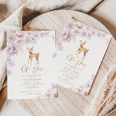 Pampas Grass Oh Reh Babydusche Einladung