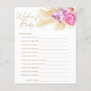 Pampas grass - Party Wünsche für Babyspiel