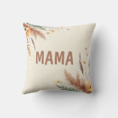 Pampas Grass Personalisiert Watercolor Individuell Kissen (Rückseite)