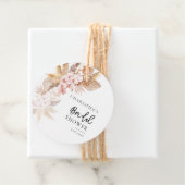 Pampas Grass Pink Brautparty Geschenkanhänger (Beispiel)