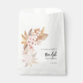 Pampas Grass Pink Brautparty Geschenktütchen (Vorderseite)