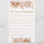 Pampas Grass Pink Floral, die Mommy Best Game kenn (Vorderseite)