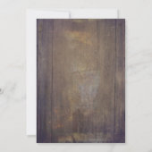 Pampas Grass Pink Floral Rustikaler Geburtstag Einladung (Rückseite)