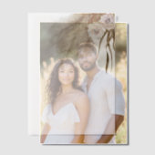 Pampas Grass Pink Floral Wasserfarbe Pergament Einladungen (Versatz (Ehepaar))