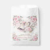 Pampas Grass Pink Rocking Horse Kinderdusche Geschenktütchen (Vorderseite)
