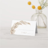 Pampas Grass Platzkarte (Vorderseite)