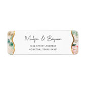 Pampas Grass Proteas Wedding RSVP Return Address (Vorne)