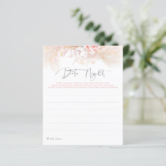 Pampas Grass Rosa Blumenstrauß (Stehend Vorderseite)